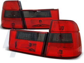 TAILLIGHTS BMW E34 91-96 TOURING RED SMOKE