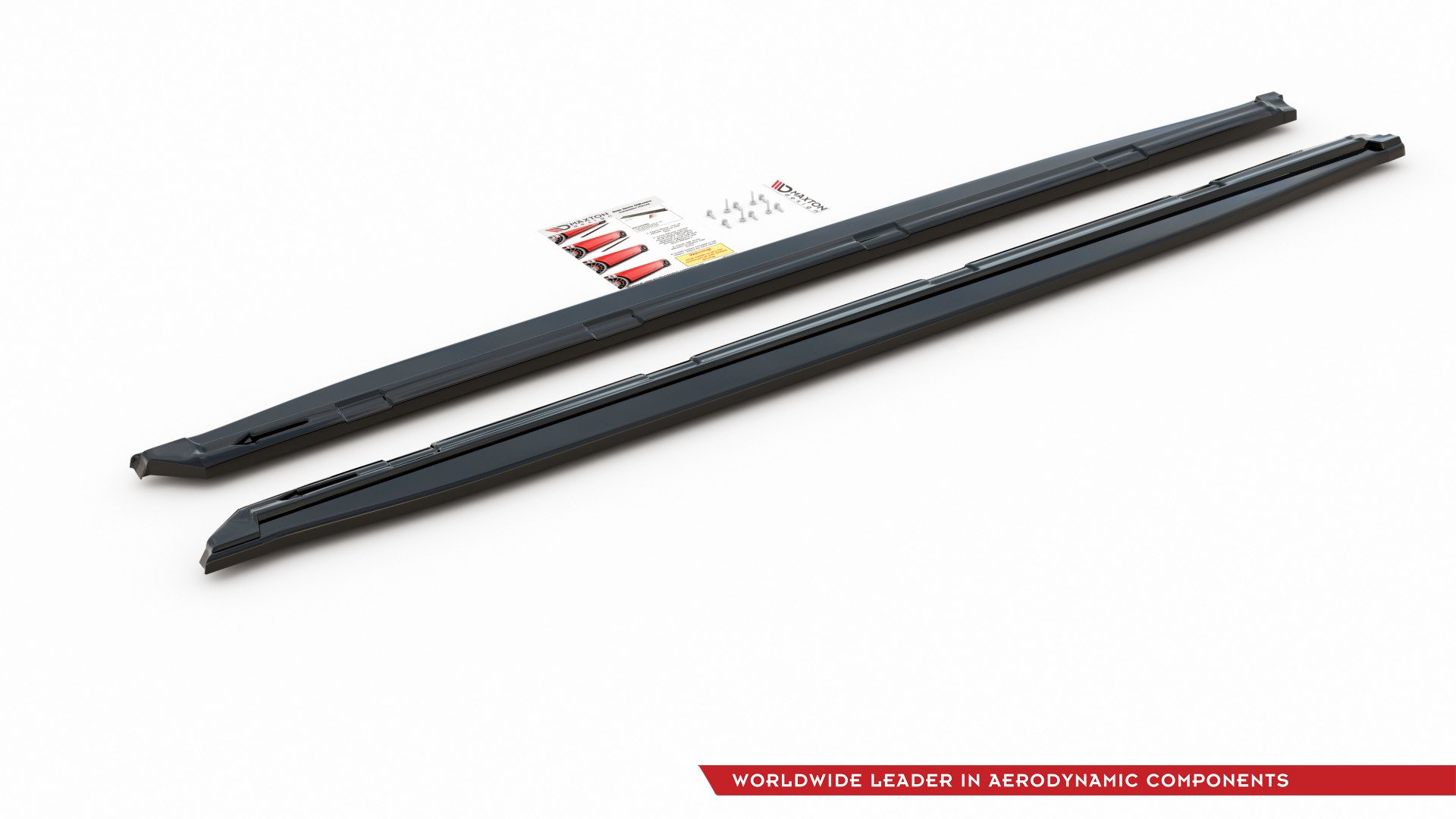 Side Skirts Diffusers Skoda Kodiaq Mk1 Sportline / RS (version with mudflaps) - 2