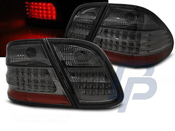 MERCEDES C-CLASS W204 KOMBI 07-10 RED SMOKE LED TAILLIGHTS BAR