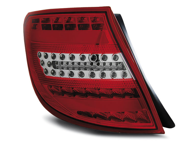 MERCEDES C-CLASS W204 KOMBI 07-10 RED WHITE LED TAILLIGHTS BAR