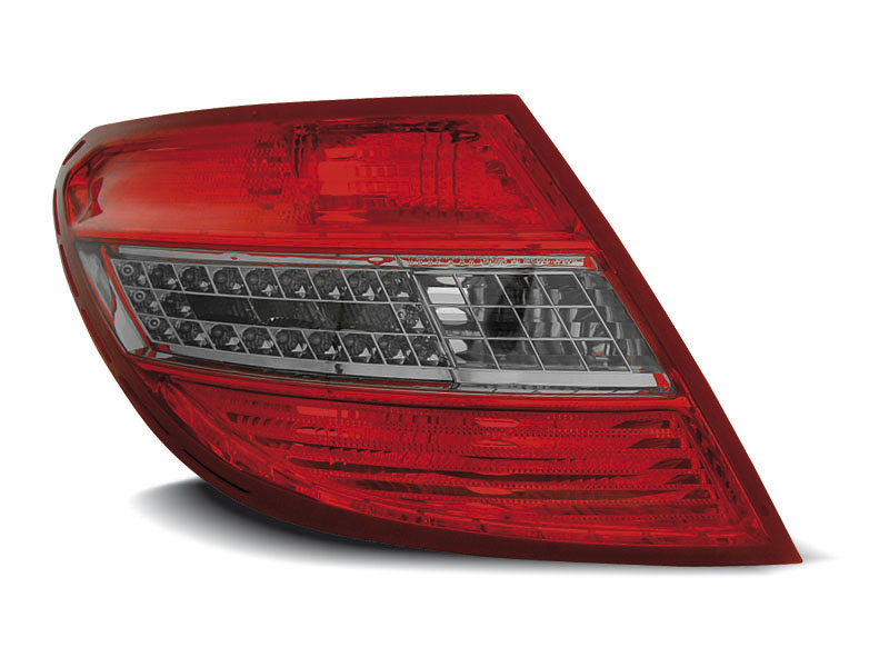 MERCEDES C-CLASS W204 SEDAN 07-10 RED SMOKE LED TAILLIGHTS