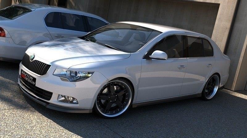 Front Splitter Skoda Superb II