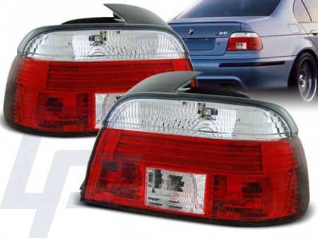 TAILLIGHTS BMW E39 09.95-08.00 RED WHITE