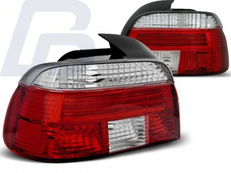 TAILLIGHTS BMW E39 09.95-08.00 RED WHITE