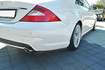REAR SIDE SPLITTERS MERCEDES CLS C219 55AMG
