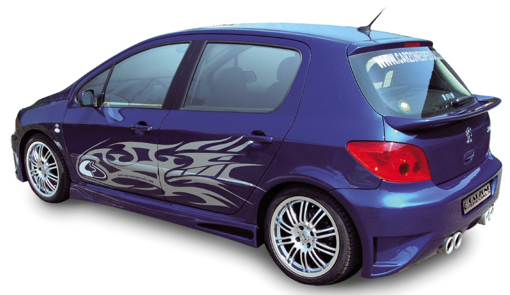 PEUGEOT 307 3/5D SAMURAI REAR BUMPER [CARZONE]