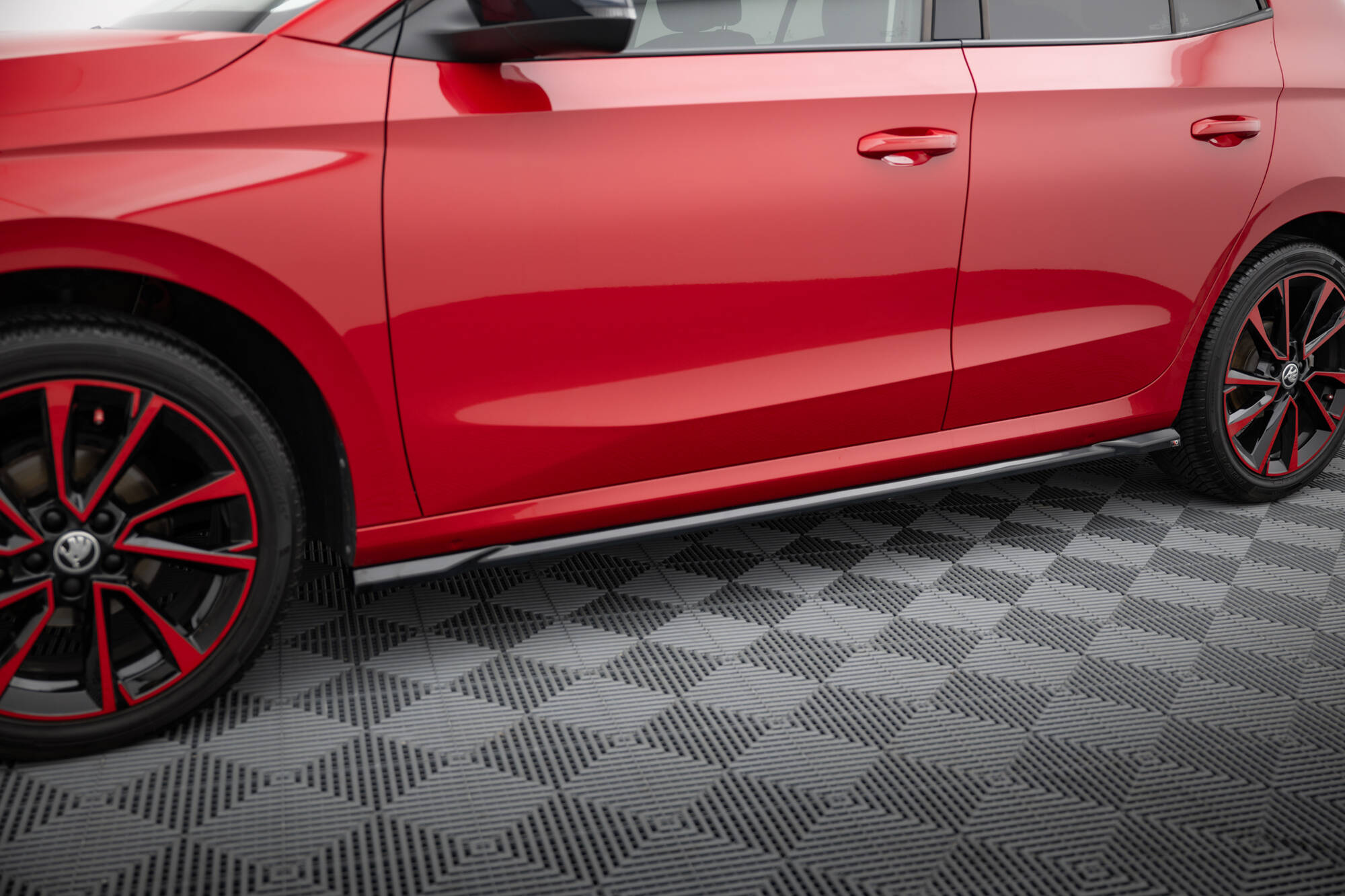 Side Skirts Diffusers Skoda Fabia Mk4 - 3