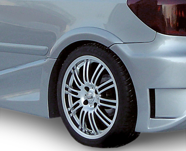 PEUGEOT 307 3D (NO FACELIFT) SAMURAI SKÄRM BREDDARE BAK VÄNSTER