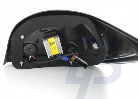 LED TAILLIGHTS BMW E60 07.03-02.07 BLACK LED BAR - 5
