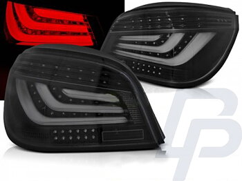 LED TAILLIGHTS BMW E60 07.03-02.07 BLACK LED BAR