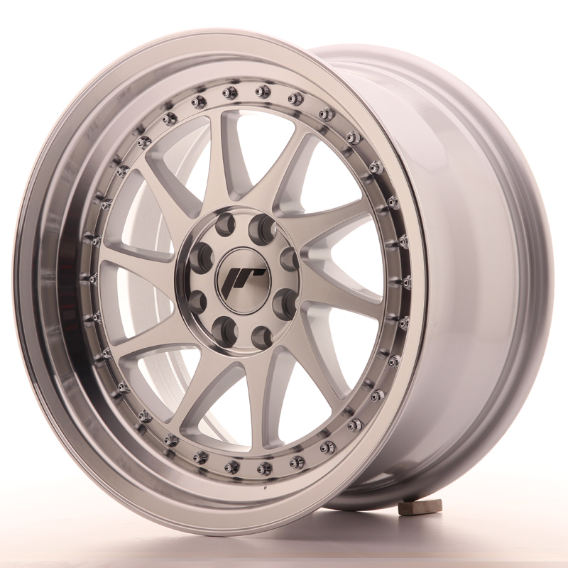 Japan Racing JR26 16x8 ET25 4x100/108 Mach Silver