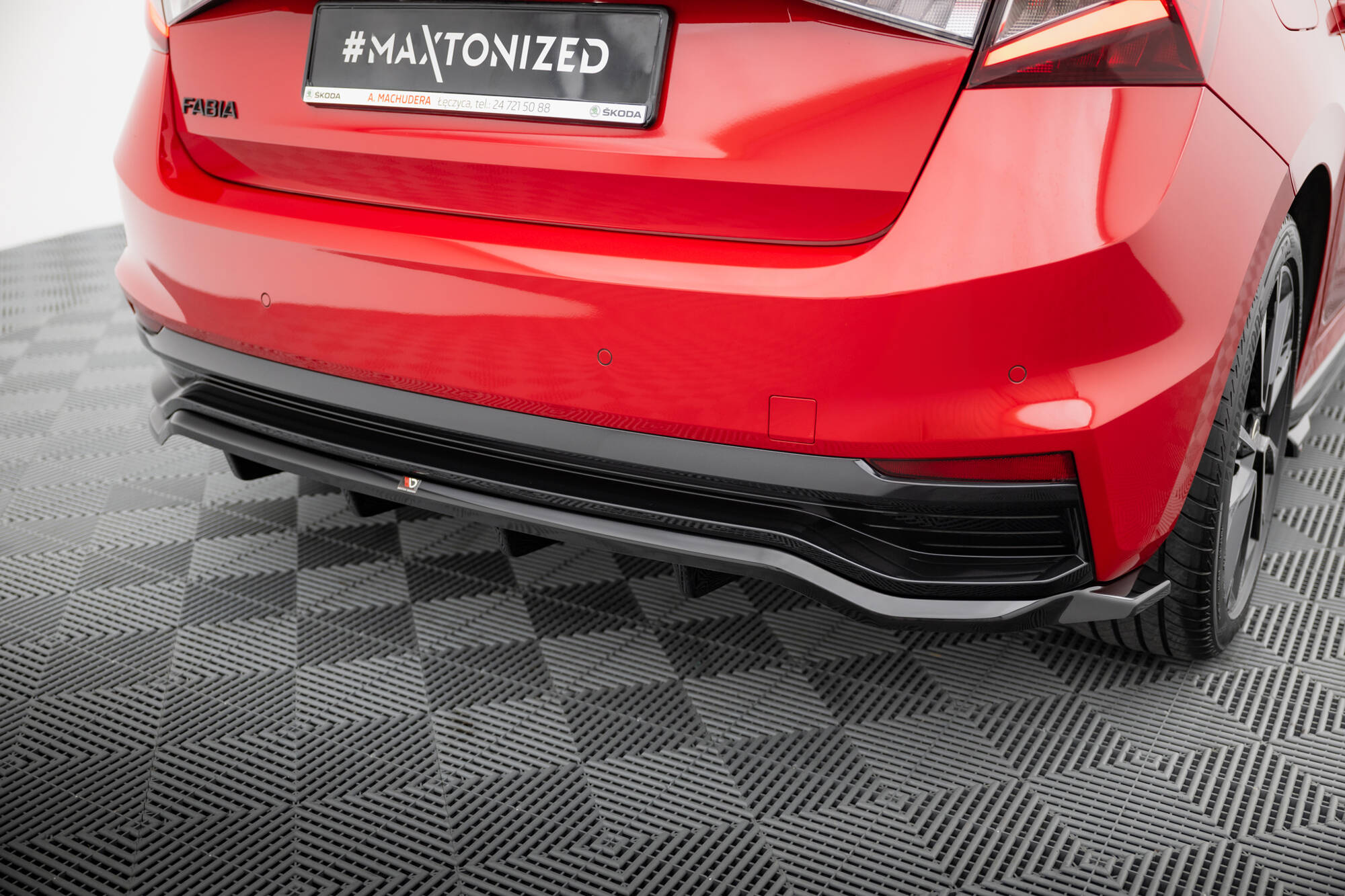 Rear Splitter (Vertical Bars) Skoda Fabia Monte Carlo Mk4 - 3