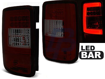 VW CADDY 03-03.14 RED WHITE LED TAILLIGHTS BAR