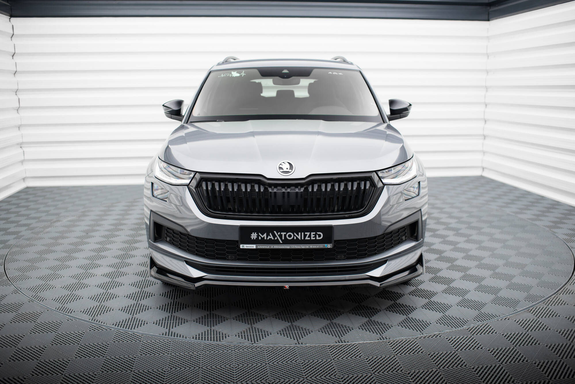 Front Splitter V.2 Skoda Kodiaq Sportline Mk1 Facelift - 4
