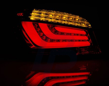 LED TAILLIGHTS BMW E60 03.07-12.09 BLACK LED BAR - 4