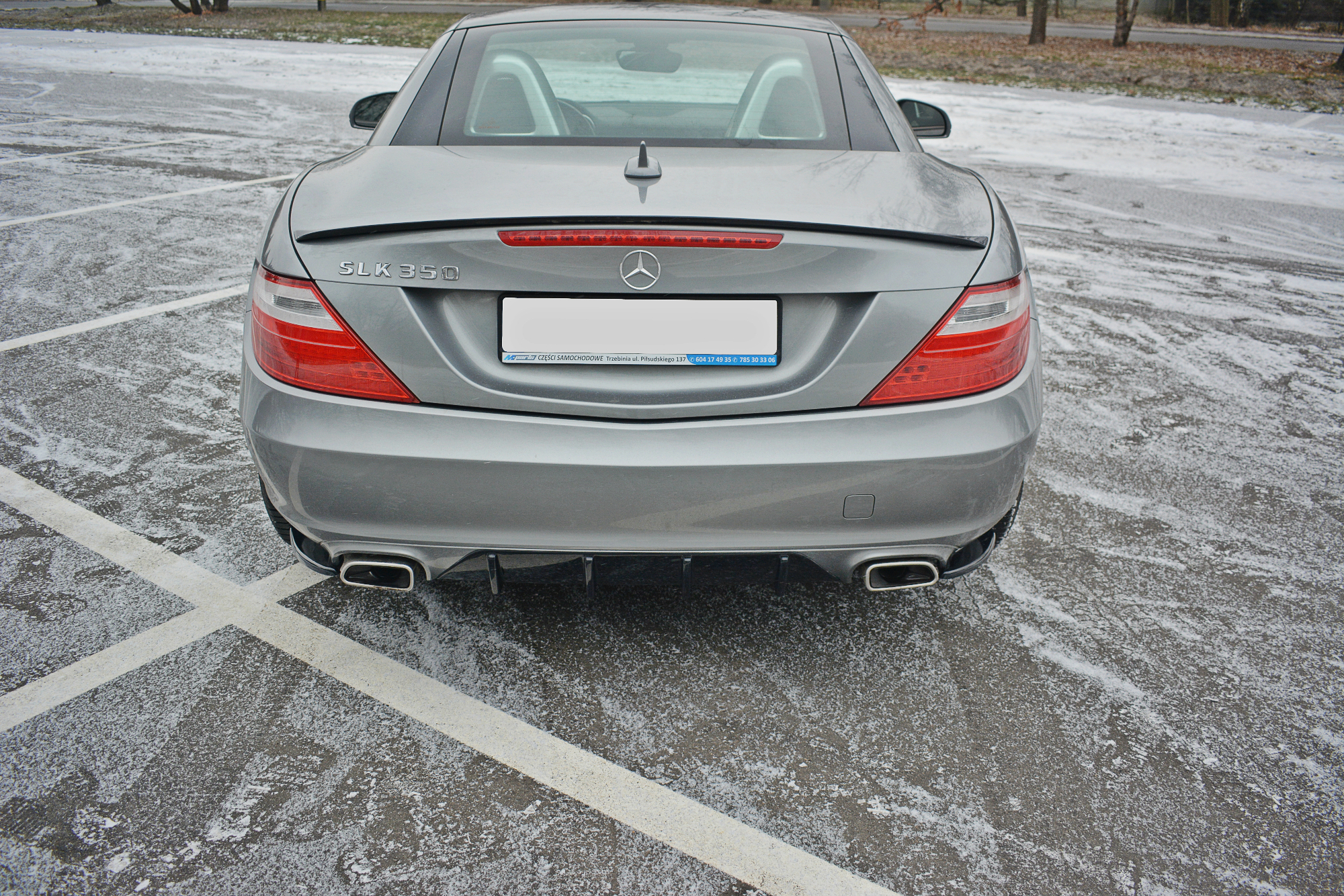 REAR SIDE SPLITTERS V.1 MERCEDES-BENZ SLK R172 - 3