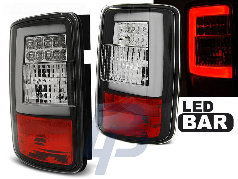VW CADDY 03-03.14 BLACK LED TAILLIGHTS BAR - 4