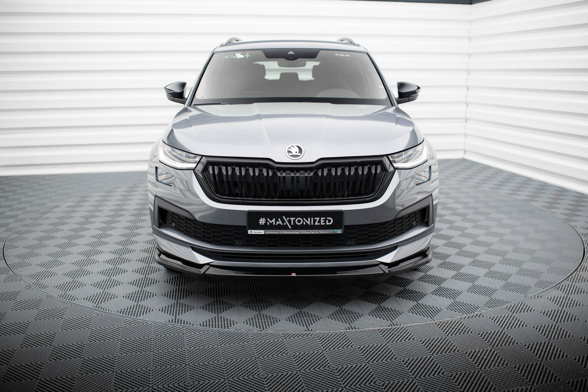 Front Splitter V.1 Skoda Kodiaq Sportline Mk1 Facelift - 2