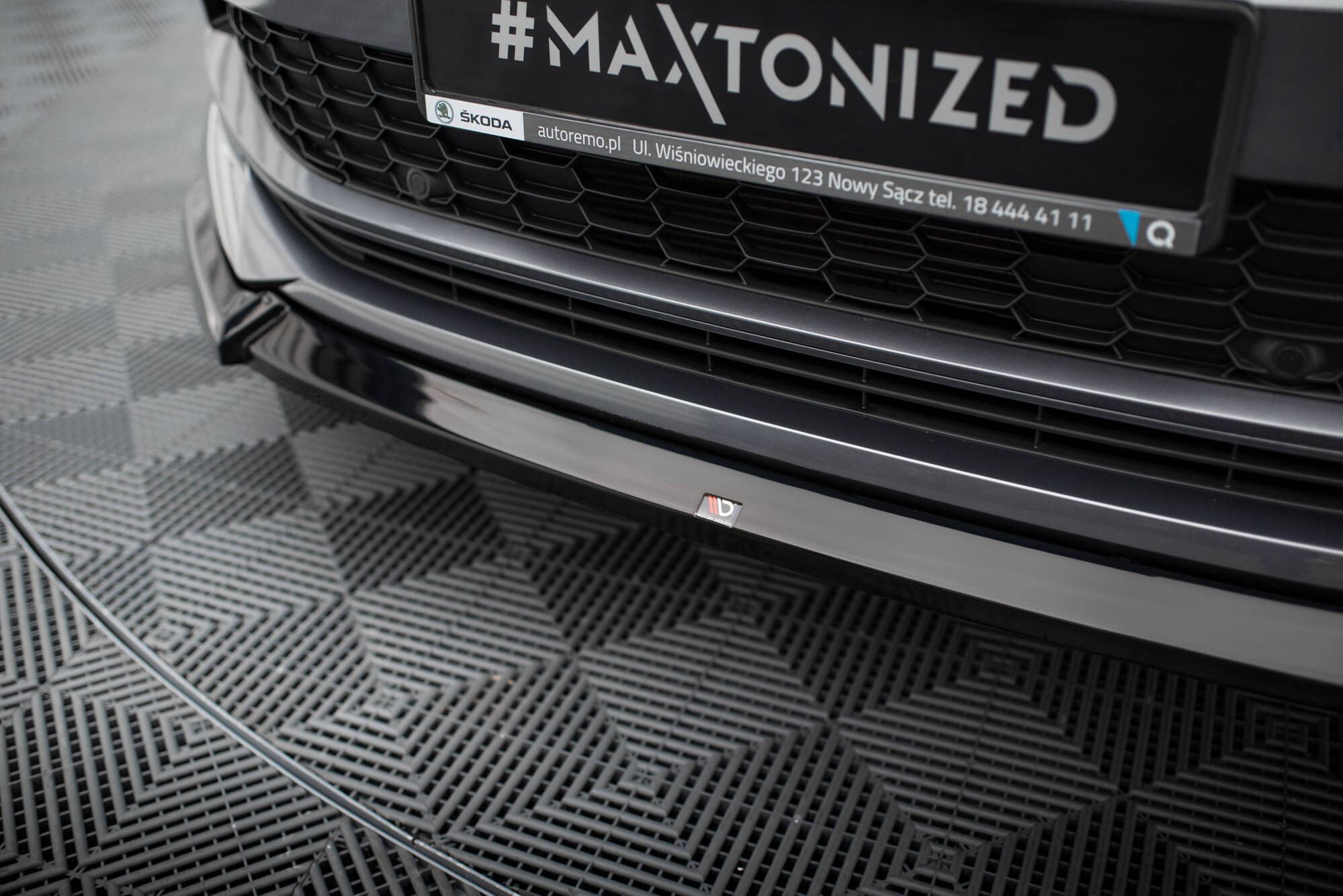 Front Splitter V.1 Skoda Kodiaq Sportline Mk1 Facelift - 4