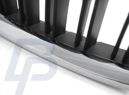 GRILLS BMW F10 / F11 10-16 M5 LOOK CHROME BLACK - 2