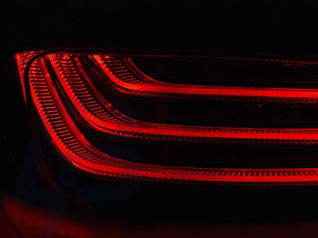 LED TAILLIGHTS BMW F10 10-07.13 BLACK CHROME LED BAR LCI LOOK