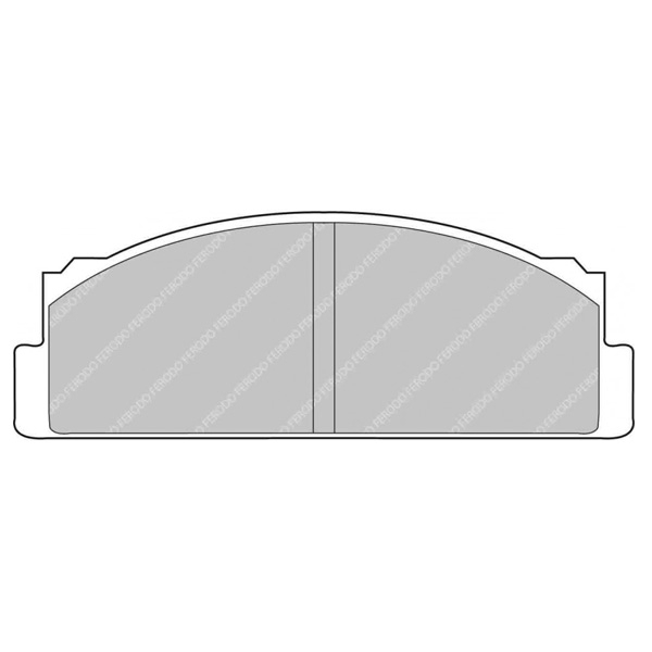 FERODO BRAKE PADS DS2500 FCP22H AUTOBIANCHI A112 FIAT X 1 9 FRONT - 2