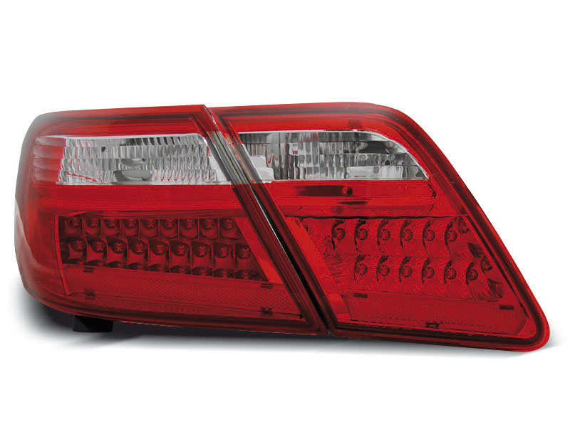 TOYOTA CAMRY 6 XV40 06-09 RED WHITE LED TAILLIGHTS