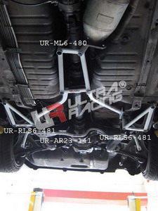 NISSAN SKYLINE R32 ULTRARACING 2X 3-POINT REAR BRACES 481P