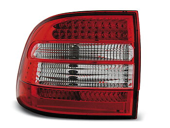 PORSCHE CAYENNE 02-06 RED WHITE LED TAILLIGHTS