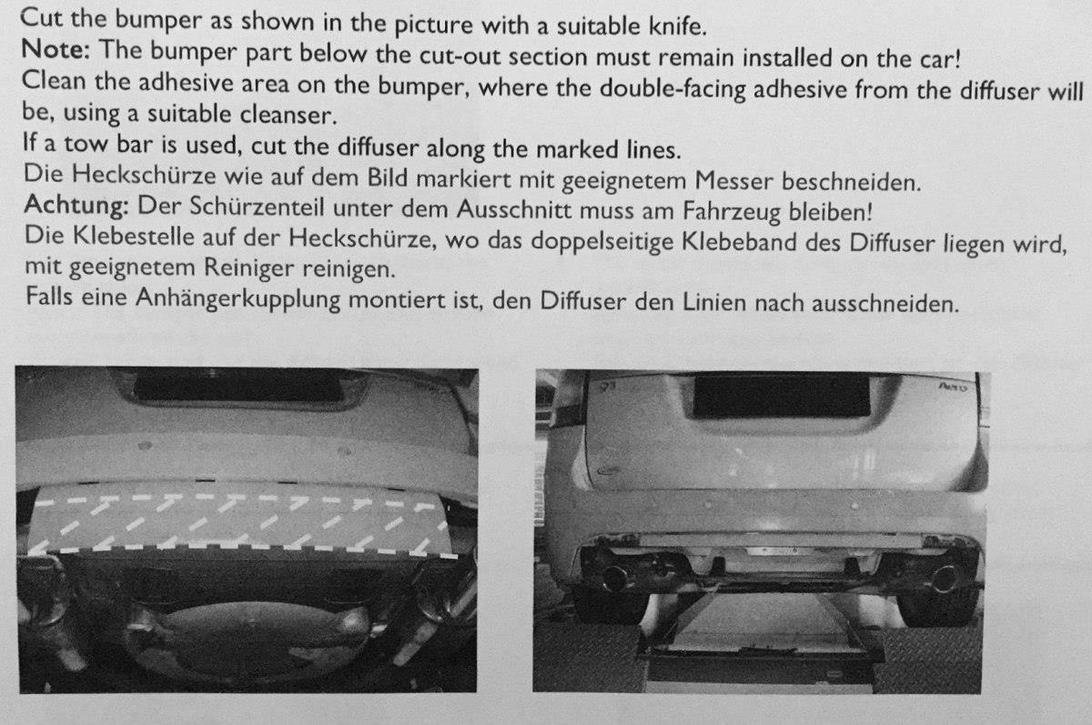 REAR VALANCE SAAB 9-3 AERO MK2 FACELIFT - 5