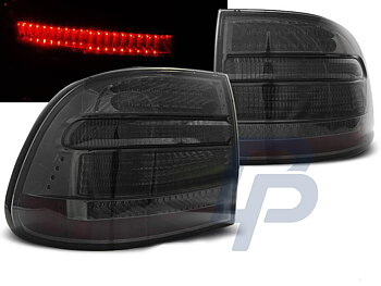 PORSCHE CAYENNE 02-06 RED SMOKE LED TAILLIGHTS