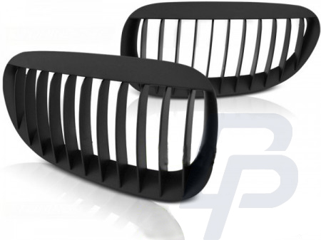 GRILLS BMW E63/E64 02-10 MATT BLACK