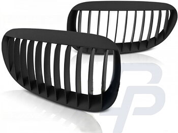 GRILLS BMW E63/E64 02-10 MATT BLACK