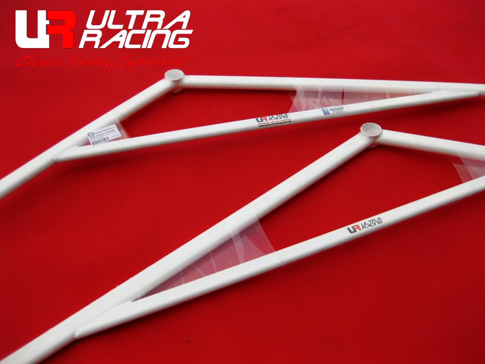 HONDA CIVIC 96-00 ULTRARACING 2X 3-POINT FLOOR BARS - 6