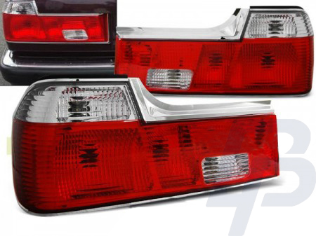 TAILLIGHTS BMW E32 06.86-04.94 RED WHITE