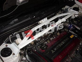 MITSUBISHI EVO 7/8/9 ULTRARACING 3POINT FRONT UPPER STRUTBAR