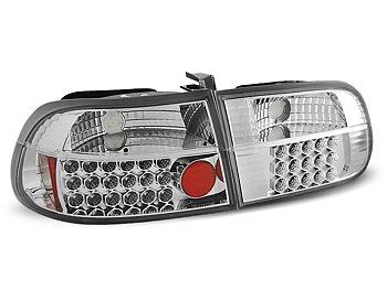 HONDA CIVIC 09.91-08.95 3D CHROME LED TAILLIGHTS