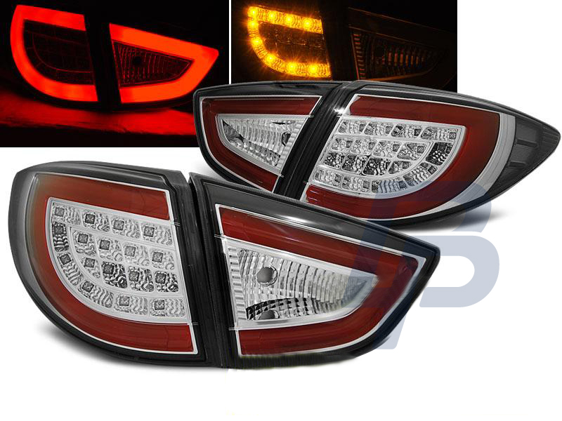 HONDA CIVIC 09.95-02.01 3D BLACK LED TAILLIGHTS - 2