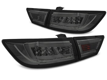 RENAULT CLIO IV 13- HATCHBACK LED TAILLIGHTS BAR SMOKE