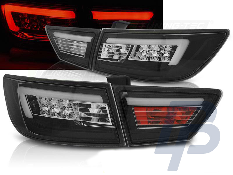 RENAULT CLIO IV 13- HATCHBACK LED TAILLIGHTS BAR SMOKE - 2