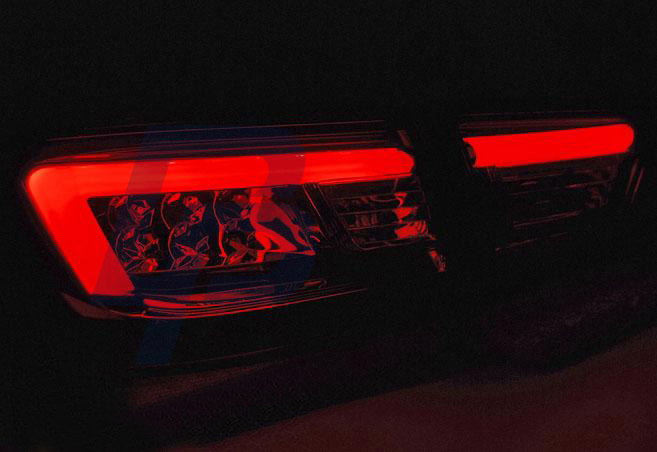 RENAULT CLIO IV 13- HATCHBACK LED TAILLIGHTS BAR BLACK - 5