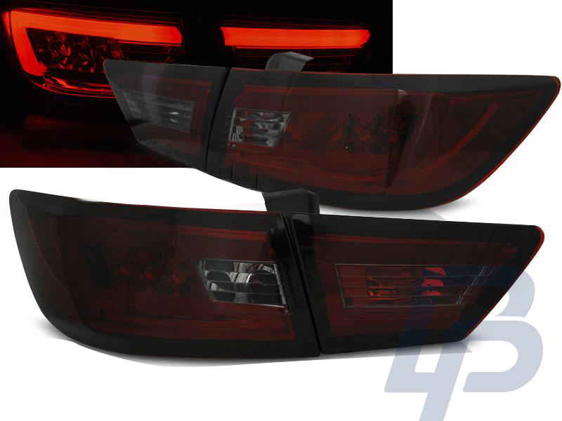 RENAULT CLIO IV 13- HATCHBACK LED TAILLIGHTS BAR RED SMOKE - 7