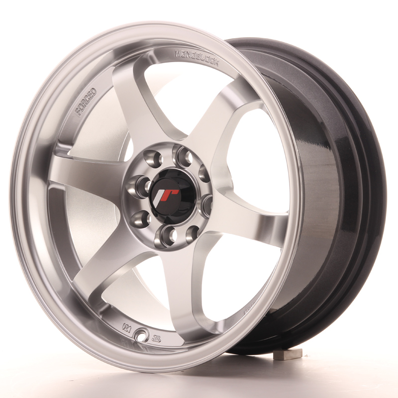 Japan Racing JR3 15x8 ET25 4x100/108 Hyper Silver