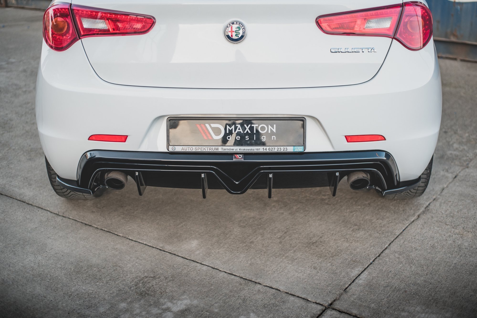 Rear Valance Alfa Romeo Giulietta Facelift (Exhaust On Both Sides Version) - 3