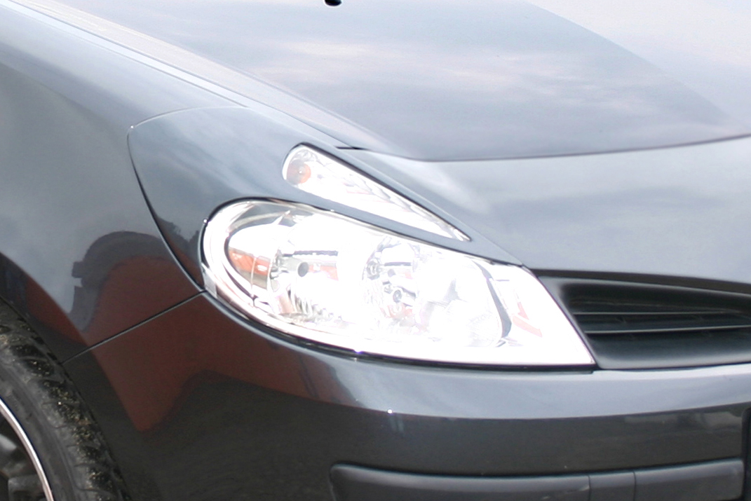RENAULT CLIO III 05+ SHOGUN HEADLIGHT COVERS [CARZONE]
