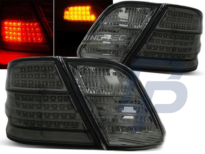 MERCEDES CLK W208 03.97-04.02 RED SMOKE LED TAILLIGHTS