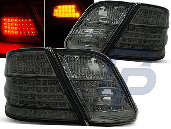 MERCEDES CLK W208 03.97-04.02 RED SMOKE LED TAILLIGHTS