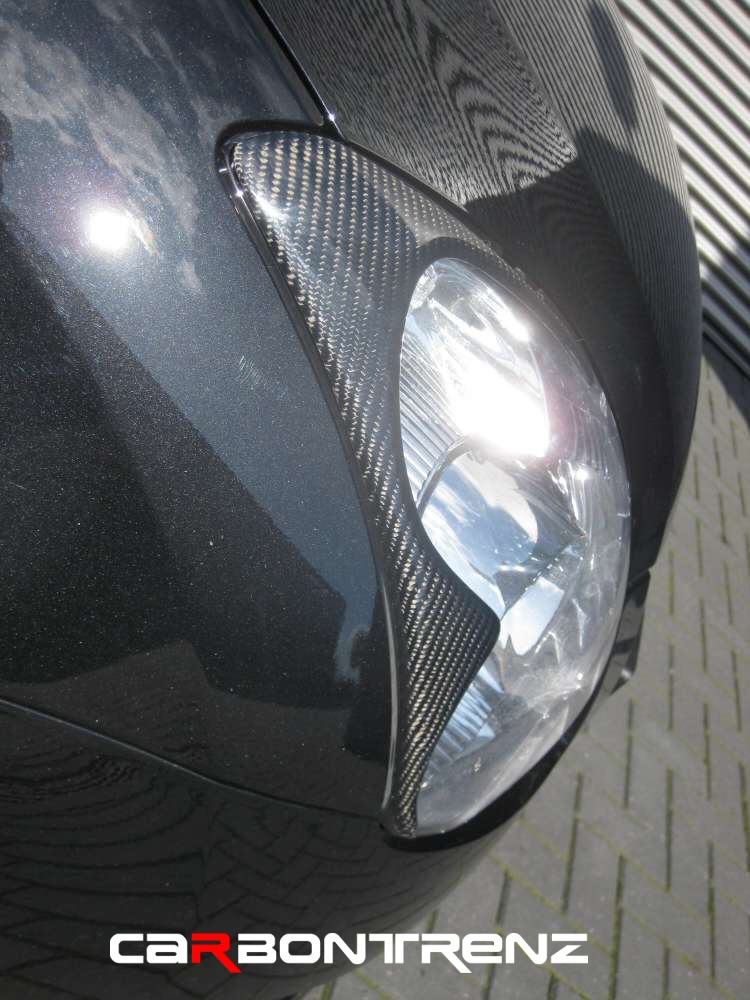 SUZUKI SWIFT 05-09 CARBONTRENZ REAL CARBON HEADLIGHT COVERS - 4