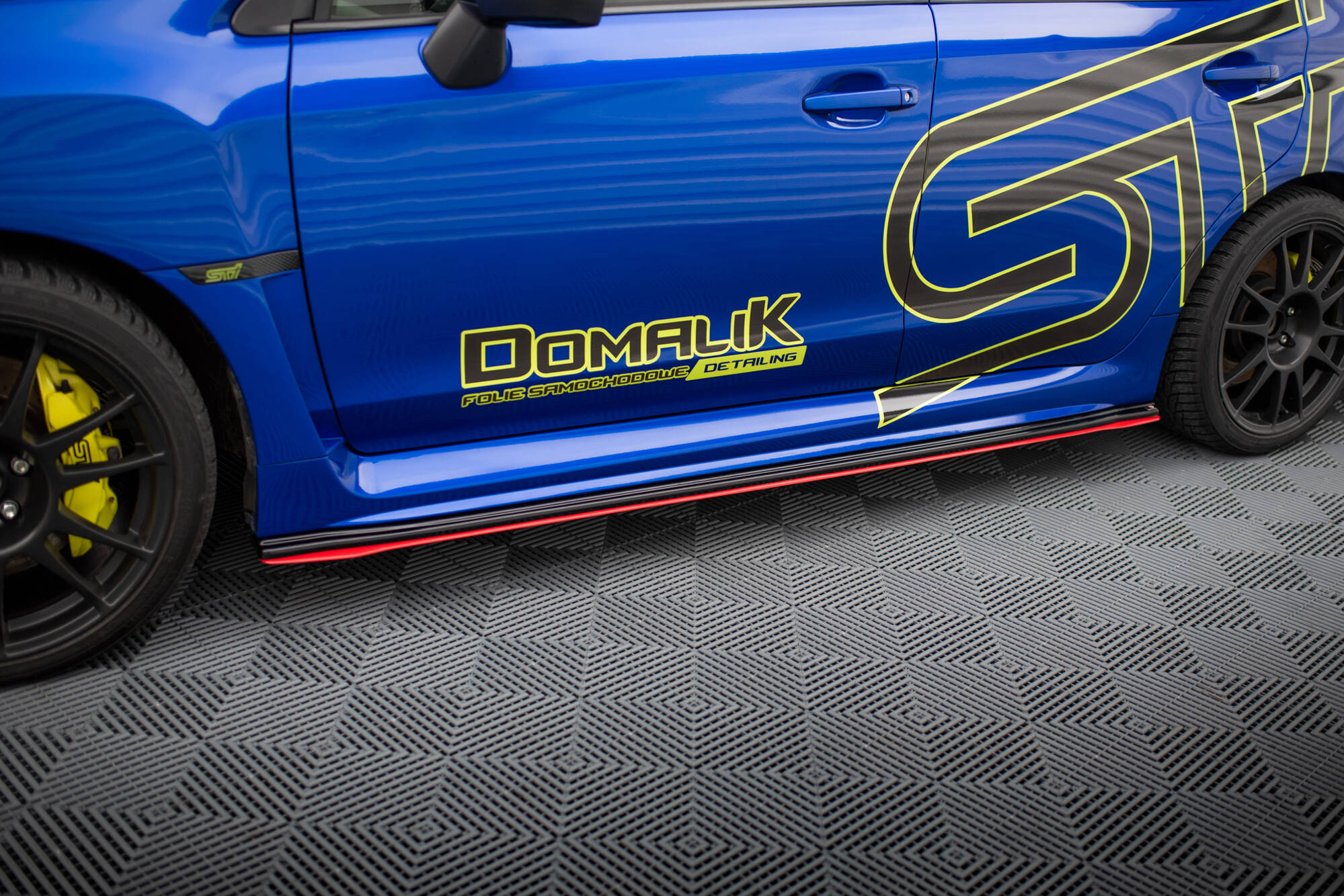 Side Skirts Diffusers V.2 Subaru WRX STI - 3