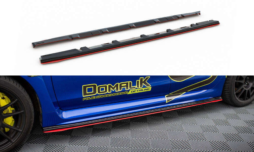 Side Skirts Diffusers V.2 Subaru WRX STI